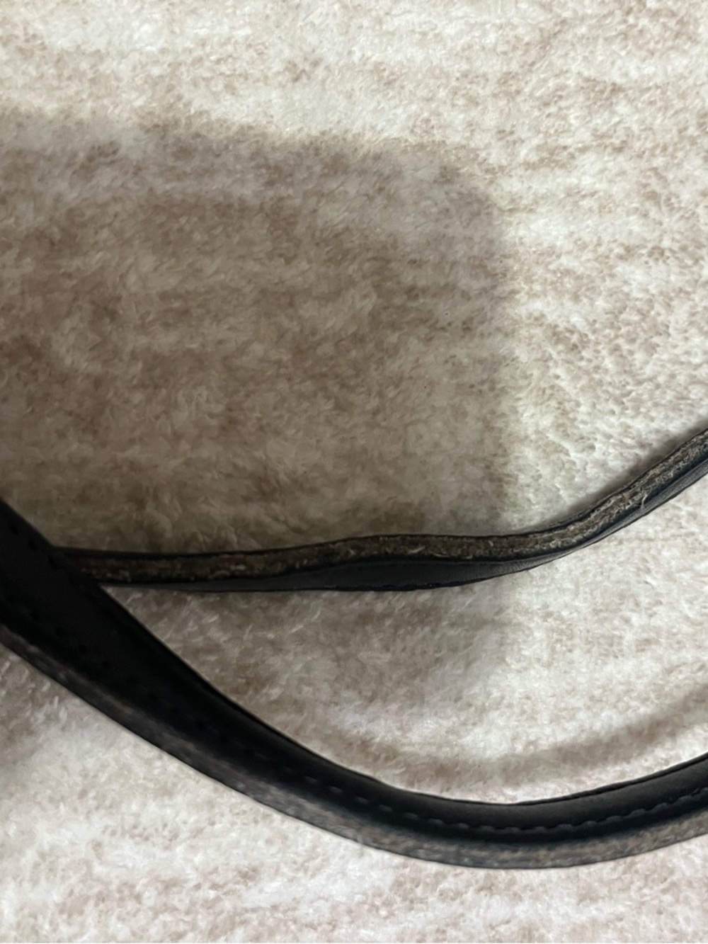 Coach RARE navy Leather Double-Handle Tote - Picture 11 of 13